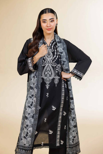 Nishat Linen 3 Piece - Digital Printed Embroidered Suit - 42501585 Online Shopping